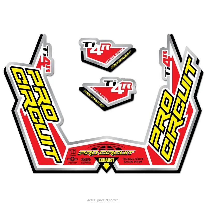 Pro Circuit Ti-4R Exhaust Decal Kit